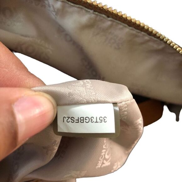 Michael Michael Kors Handbag Bedford Satchel Medium Ginger Brown - Picture 6 of 16